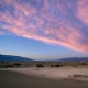 Playa and sunset clouds at Mesquite Flat Sand Dunes