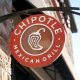 El logo de un restaurante Chipotle.
