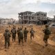 Israeli soldiers operating in the Gaza Strip in a photo released on Jan. 3, 2024.