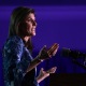 Republican presidential candidate former Nikki Haley congratulates Trump on win but says ‘we’re just getting started' at her primary night rally at the Grappone Conference Center in Concord, New Hampshire.
