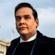 Rep. George Santos (R-N.Y.)  outside of Capitol Hill in Washington, DC.  Nov. 30, 2023.