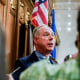 Wisconsin Assembly Speaker Robin Vos talks to the media at the state Capitol in Madison, Wis. on Feb. 15, 2022. 