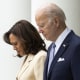Kamala Harris and Joe Biden at the White House