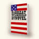 Photo Illustration: A book cover with an American flag that reads "The Next Great American Novel"