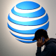 A customer at an AT&T store on in King of Prussia, Pa.