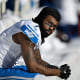 Cameron Sutton, then a Detroit Lions cornerback, looks on from the sideline during the second half of a game against the Baltimore Ravens, Oct. 22, 2023, in Baltimore. 