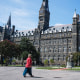 Melisande Colomb walks through Georgetown University