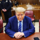 Donald Trump attends jury selection