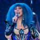 Cher performs Birmingham, England