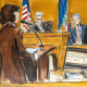 Image: law legal court sketch michael cohen doanld trump