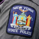 A New York State Police patch. 