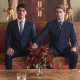 Taylor Zakhar Perez, left, and Nicholas Galitzine in "Red, White & Royal Blue."