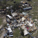 Destroyed homes are seen after a deadly tornado rolled through the previous night, Sunday, May 26, 2024, in Valley View, Texas. 
