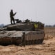 Soldados israelíes cerca de la frontera con la Franja de Gaza, el martes 7 de mayo de 2024.