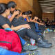 Agentes federales encontraron a 64 migrantes de Guatemala abandonados dentro un camión, sin agua ni ventilación, en Anáhuac, Nuevo León, el 10 de agosto de 2023.
