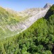 Trient River And Glacier In Valais, Switzerland
