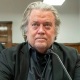 Steve Bannon seated in court