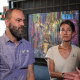 Jon Polin and Rachel Goldberg-Polin, parents of Hersh Goldberg-Polin, speak with NBC News’ Matt Bradley
