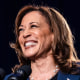 Kamala Harris smiles