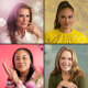 Brooke Shields, Ava DuVernay, Dawn Staley, and Peggy Johnson appear in a 4 by 4 grid next to text that reads: "Forbes 50 over 50 [know your value]"