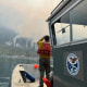 Logistics on the Pioneer Fire take an extra level of coordination given the remote communities and access. Firefighters on the north and lakeshore fire areas are being supported by boats to transport them to the fire area and bring firefighting supplies