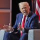 Former President Donald Trump at the National Association of Black Journalists convention in Chicago on July 31, 2024.