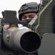 FILE PHOTO: A soldier stands on an M1167 TOW carrier vehicle at the Fangshan training grounds in Pingtung