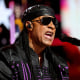 Musician Stevie Wonder performs at the Democratic National Convention 