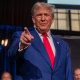 Donald Trump addresses the Economic Club of New York at Cipriani's on Sept. 5, 2024. 