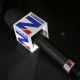 A Newsmax microphone