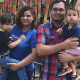 Zoraida Bartolomei, Alberto Rolon and their two young boys.