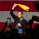 SpaceX and Tesla founder Elon Musk speaks at a town hall on Oct. 20, 2024 in Pittsburgh.