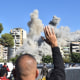 Building demolished in Beirut after Israeli strike