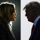 Vice President Kamala Harris and former President Donald Trump. 