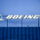 Boeing logo.