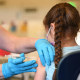Child getting a vaccine 