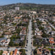 Aerial view of homes in San Diego