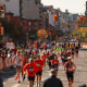 Runners make their way through Brooklyn during the New York City Marathon, Sunday, Nov. 3, 2024, in New York.