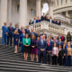 Congressional freshmen of the 119th Congress pose for a group photograph.