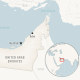 This is a locator map for United Arab Emirates with its capital, Abu Dhabi.