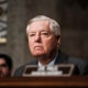 WASHINGTON, DC - JULY 30: Sen. Lindsey Graham (R-SC) listens du