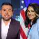 Ayman Mohyeldin and Tulsi Gabbard 