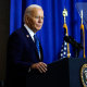 U.S. President Joe Biden speaks at the Department of Labor in Washington, DC.  on Dec. 16, 2024. 