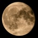 Super Moon In August Shines In The Night Sky of Turin