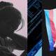 Photo illustration of a female-presenting person in silhouette; medical records; and a transgender pride flag.