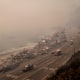 Beach front properties are burned to the ground