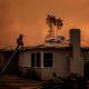 Fire crews battle the Eaton Fire