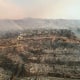 Drone video shows a portion of a Pacific Palisades neighborhood almost completely burned down on Jan. 9, 2025 in Los Angeles.