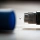 An Ozempic (semaglutide) injection pen is seen on a kitchen table