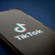 TikTok app on a phone.